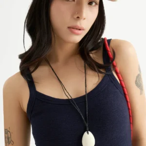 Áo Hai Dây Nữ Trơn Vải Cotton Form Fitted