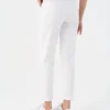 Quần Dài Kaki Nữ Lưng Liền, Xếp Ly Form Wide Leg